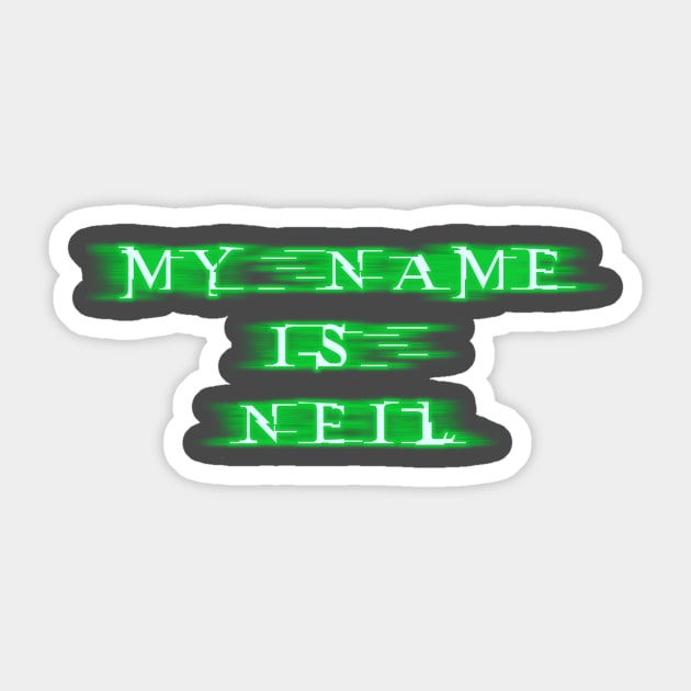 The Weekly Planet - He chose this name Sticker by dbshirts